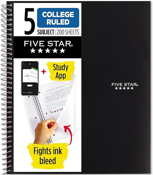 Five Star Spiral Notebook