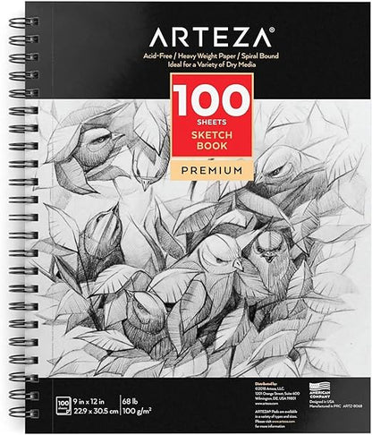 Arteza 9X12" Sketch Book