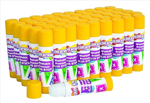 Colorations Washable Glue Sticks